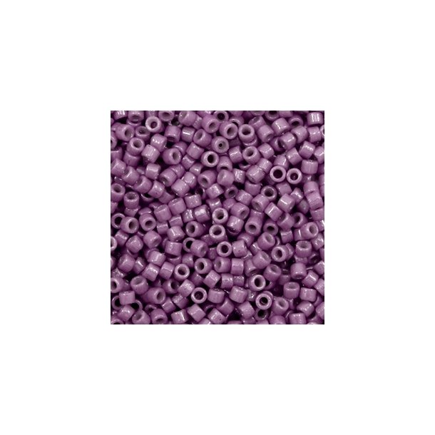 Miyuki glas perler 11/0 Duracoat Opaque Dyed Medium Purple 10gram ca. 2mm