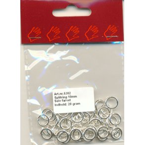 Split ring s�lv fv 10mm x 1,5mm 10gram