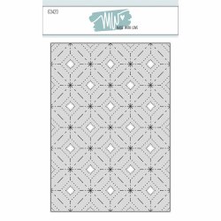 Dies Made With Love - Squares Background