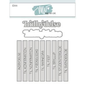 Die  Indbydelse & tekster Made With Love