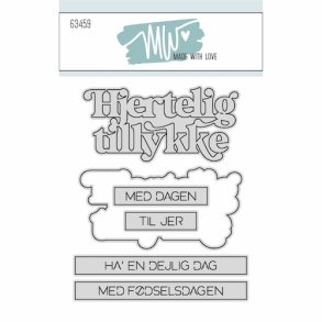 Die Hjertelig tillykke Made with Love 