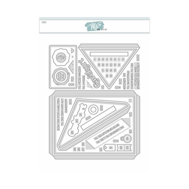 Die Envelope box Made with love 