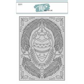 Die Christmas Card Made with love 