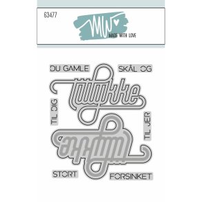 Die Tillykke Script Made with love 