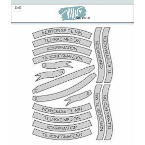 Die Konfirmations banners Made with Love 