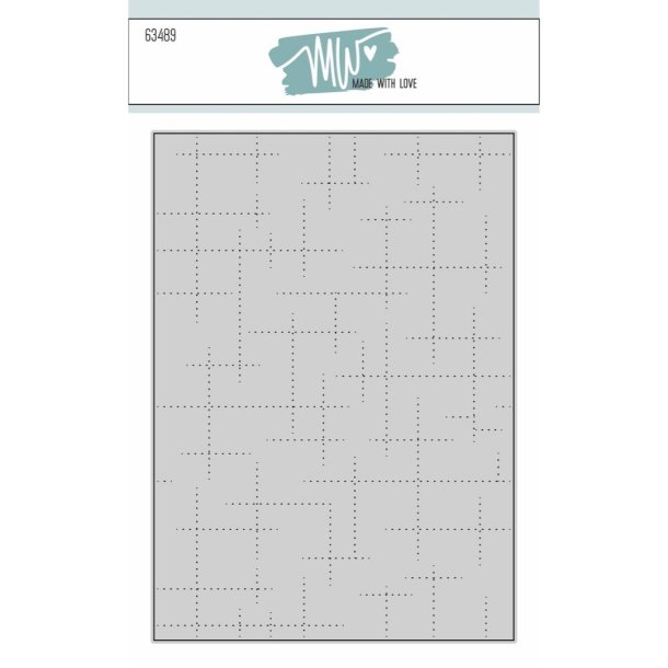 Die Crossed Lines Made with Love 