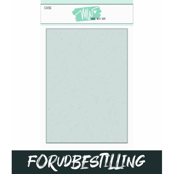 Die Leafy background Made with Love FORUDBESTILLING P� LAGER SIDST I MARTS