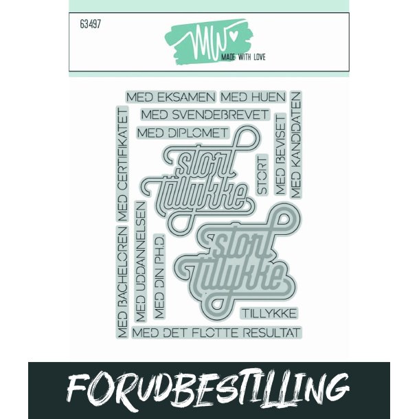 Die Stort tillykke Made with Love FORUDBESTILLING P� LAGER SIDST I MARTS