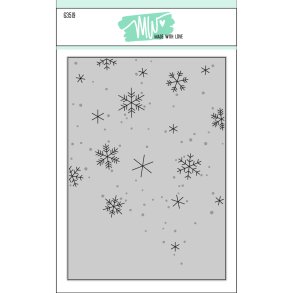 Die Snow Background Made with Love 