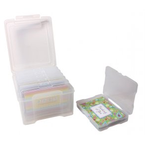  Opbevarings �ske med 6 mindre �sker i(fotoboks - tomme)