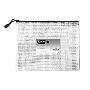 ransparent Zip Bag A4+ -3pcs