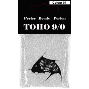 Toho farve 01 perle 9/0 40gr.