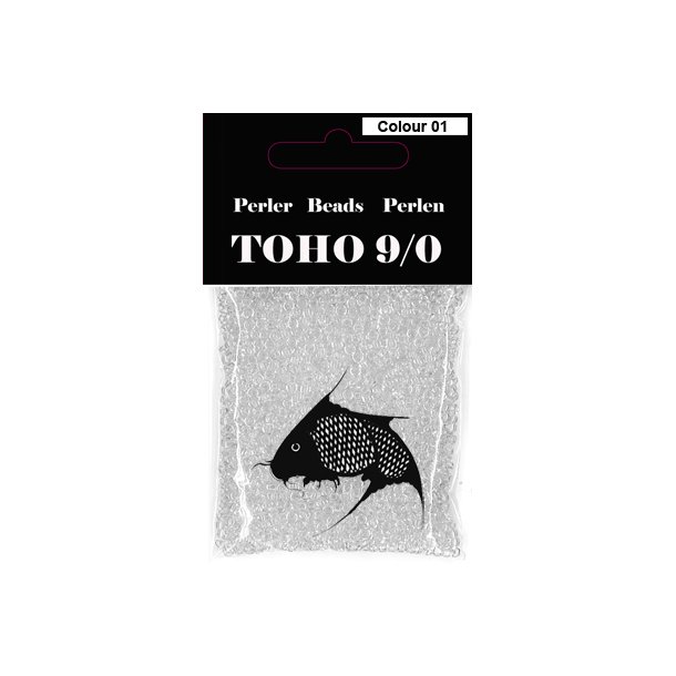 Toho farve 01 perle 9/0 40gr.