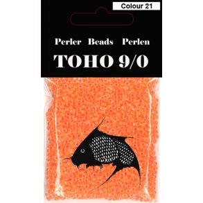 Toho farve 21 perle 9/0 40gr.