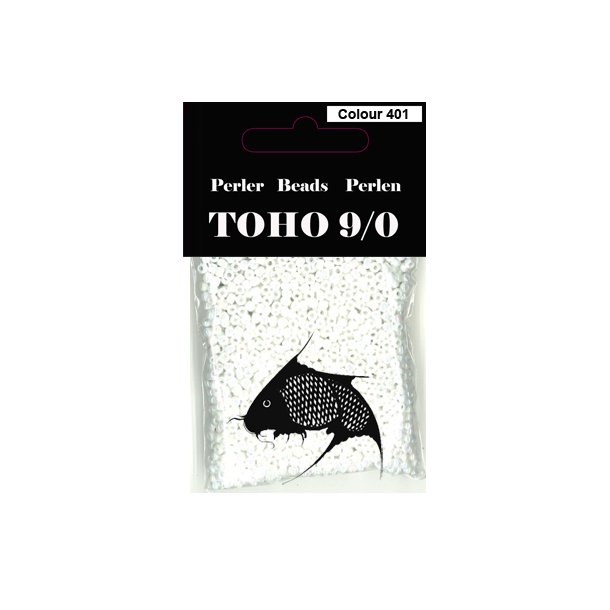 Toho farve 401 perle 9/0 40gr.