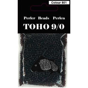 Toho farve 801A perle 9/0 40gr.