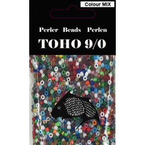 Toho farve mix perle 9/0 40gr.