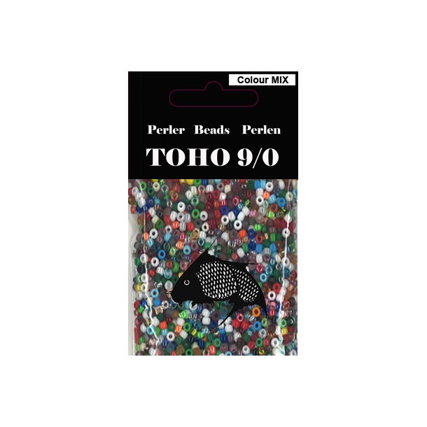 Toho farve mix perle 9/0 40gr.