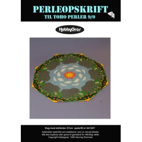 Perleopskrift HOBBYGROS Dug med elefanter