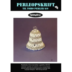 Perleopskrift HOBBYGROS Plastklokke