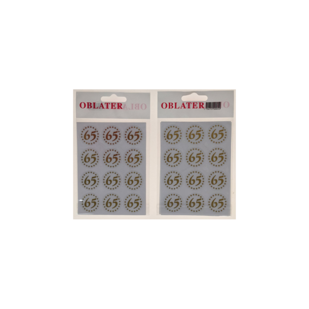 Oblater 65 med stjerner 24stk