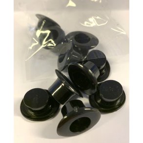 Hat sort 20x25mm 10stk