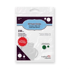 3L 3D Foam Circles White Mix 01226