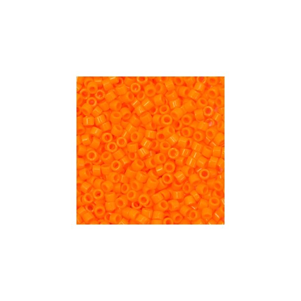 Miyuki glas perler 11/0 Opaque Mandarin Orange 10gram ca. 2mm