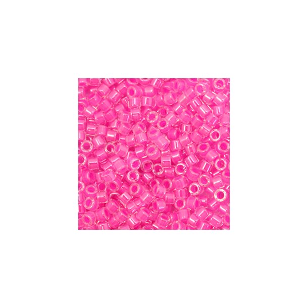 Miyuki glas perler 11/0 Luminous Hot Magenta Pink 10gram ca. 2mm