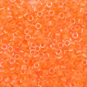 Miyuki glas perler 11/0 Luminous Creamsicle Orange 10gram ca. 2mm