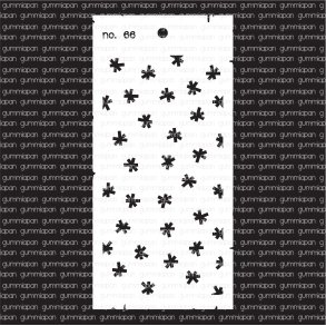 Gummiapan Stencil nr. 66   10x21cm