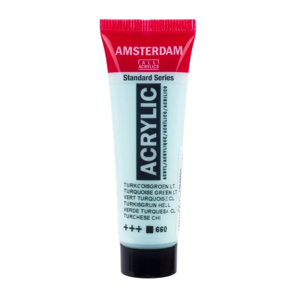 Amsterdam Akrylmaling 20 ML. Turquoise Green Light 660