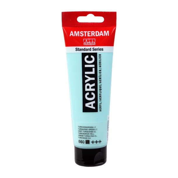 Amsterdam Akrylmaling 120 ML. Turquoise Green Light 660