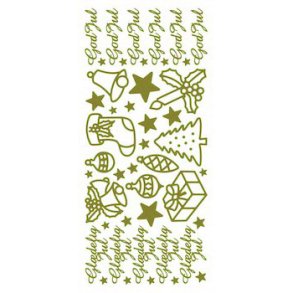 Stickers Jul Guld D660 S2