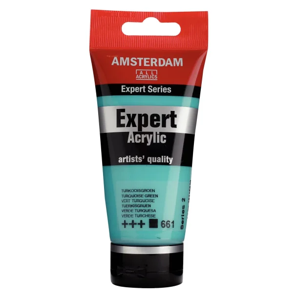 AMSTERDAM Expert Series acrylic tube 75 ml Turquoise Green 661