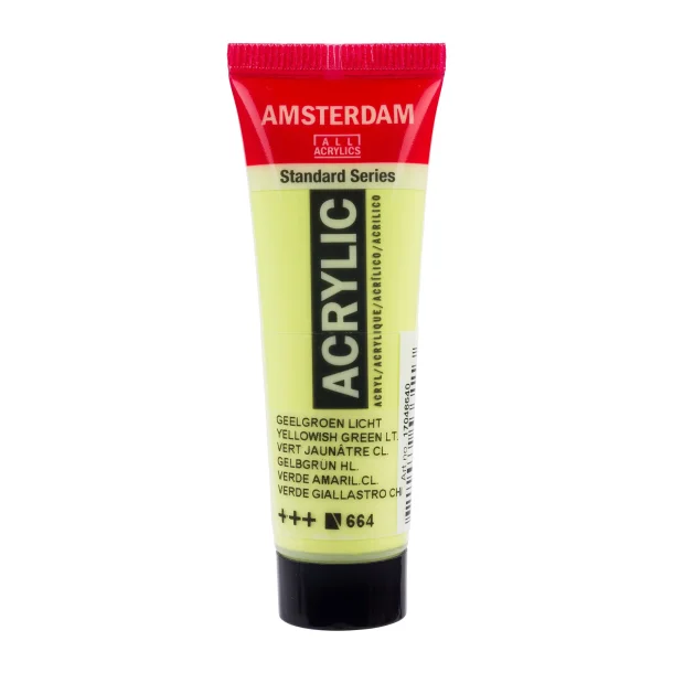 Amsterdam Akrylmaling 20 ML. Yellowish Green Light 664