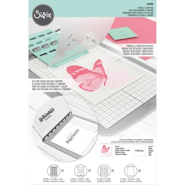 Sizzix • Making Tool Stencil &amp; Stamp Tool