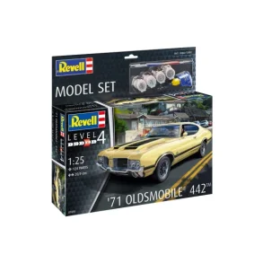 Plastikbyggest REVELL Model Set '71 Oldsmobile 442 Coup