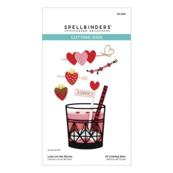 Love on the Rocks Etched Dies (S5-668)