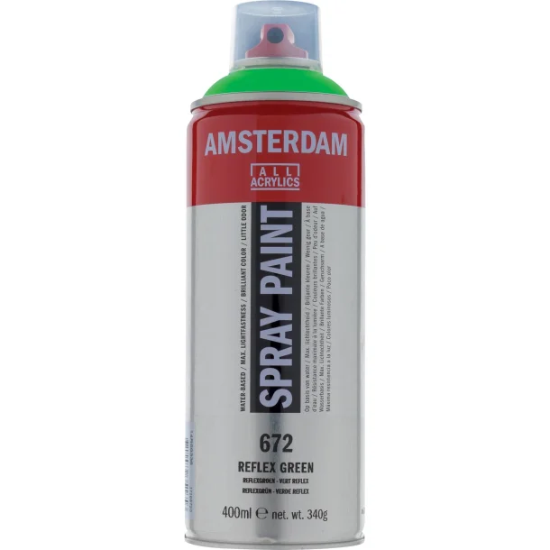 AMSTERDAM Spray paint 400 ml Reflex Green 672