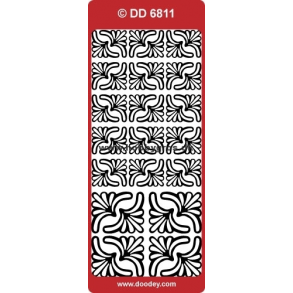 Stickers 6811 Hj�rner s�lv S5