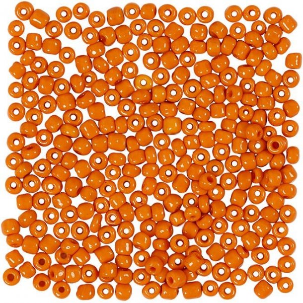 Rocaille glasperle Orange str. 8/0 25g