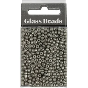 Rocaiperler diam. 3mm str. 8/0 hulstr. 0,6-1,0 mm gr� 25 g