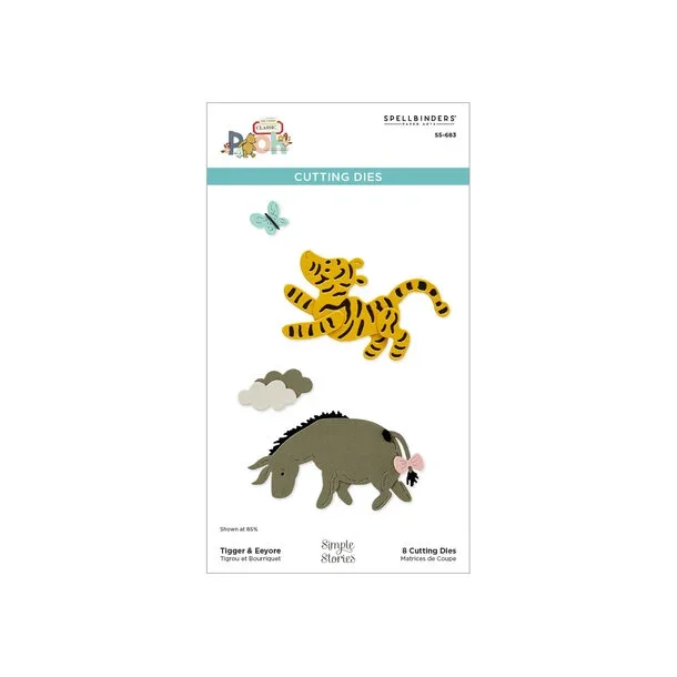 Tigger &amp; Eeyore Etched Dies (S5-683)