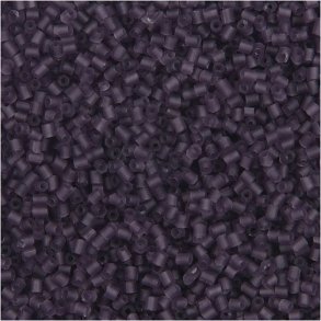 Rocaille glasperle Frosted purple 2-cut str. 15/0 25g