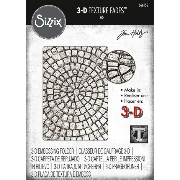 Tim Holtz 3D embossingfolder Mosaic 666156