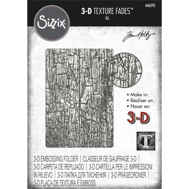 Tim Holtz 3D Embossingfolder Cracked 666295