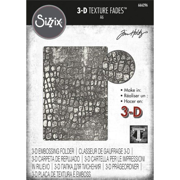 Tim Holtz 3D Embossingfolder Reptile 666296