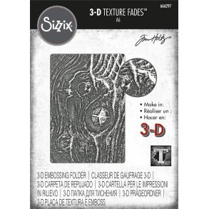Tim Holtz Embossingfolder Woodgrain 666297 D34