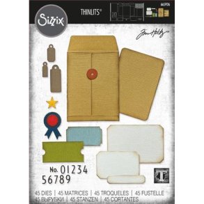 Tim Holtz thinlits die 665926 Collector D34